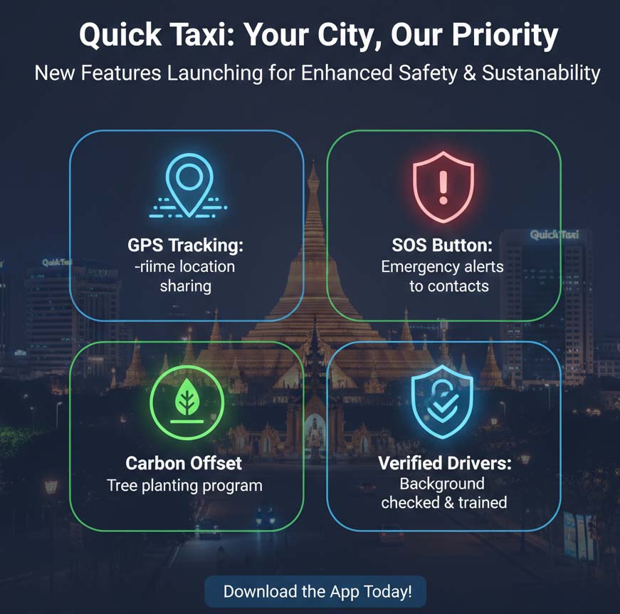Quick Taxi Expands to Mandalay